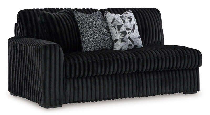 Midnight-Madness Onyx 2-Piece RAF Chaise Sectional from Ashley - DMV Furniture