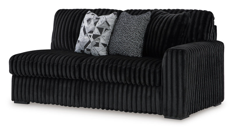 Midnight-Madness Onyx 3-Piece Sectional from Ashley - DMV Furniture