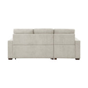 9816SN*2LCRL (2)2-Piece Sectional with Left Chaise, Pull-out Bed and Hidden Storage - 9816SN*2LCRL