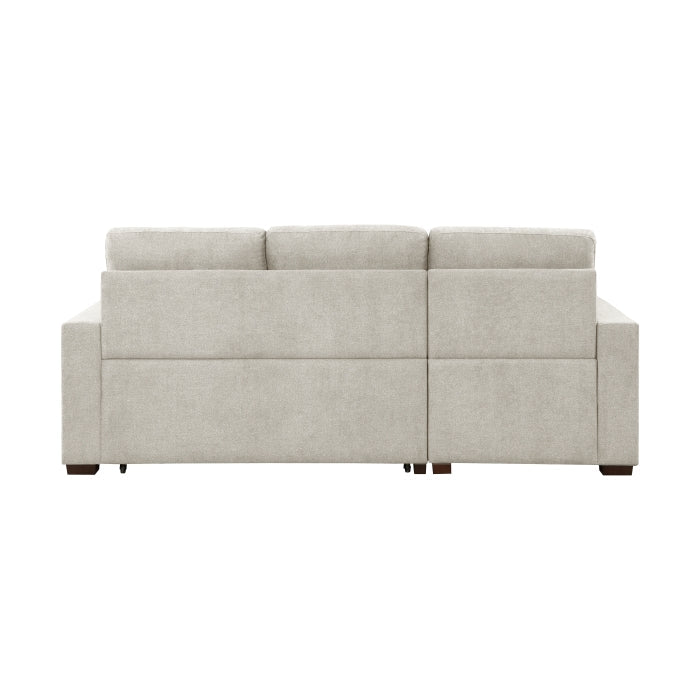 9816SN*2LCRL (2)2-Piece Sectional with Left Chaise, Pull-out Bed and Hidden Storage - 9816SN*2LCRL