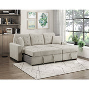 9816SN*2LLRC (2)2-Piece Sectional with Right Chaise, Pull-out Bed and Hidden Storage - 9816SN*2LLRC