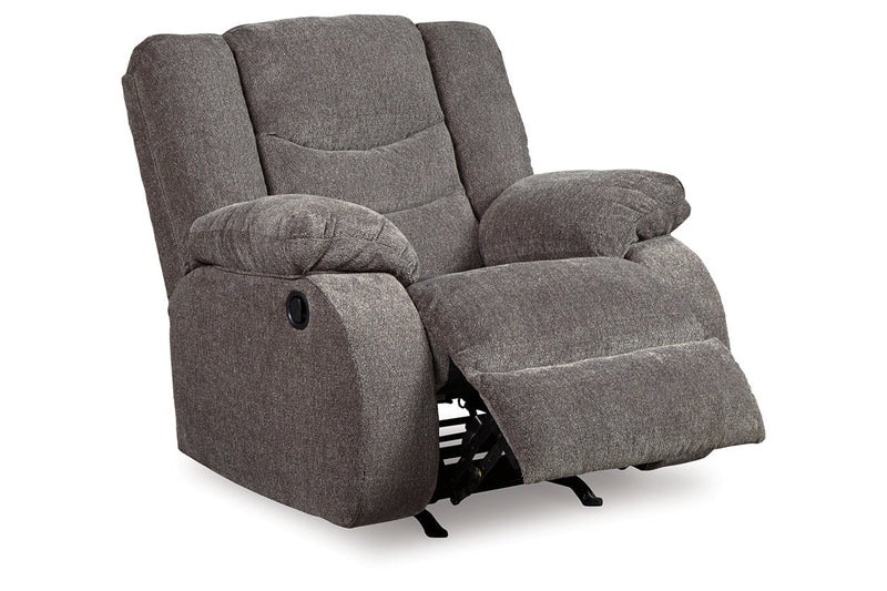 Tulen Gray Reclining Loveseat and Recliner -  Ashley - DMV Furniture
