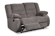 Tulen Gray Reclining Sofa, Loveseat and Recliner -  Ashley - DMV Furniture
