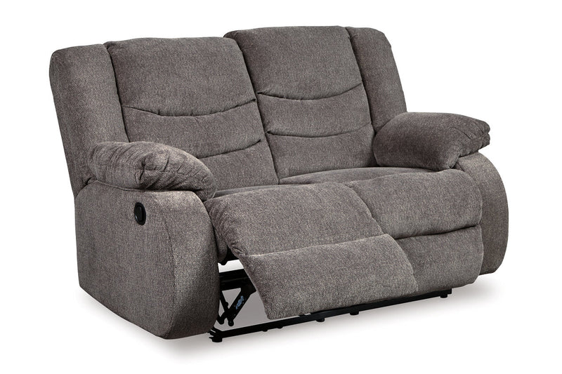 Tulen Gray Reclining Sofa, Loveseat and Recliner -  Ashley - DMV Furniture