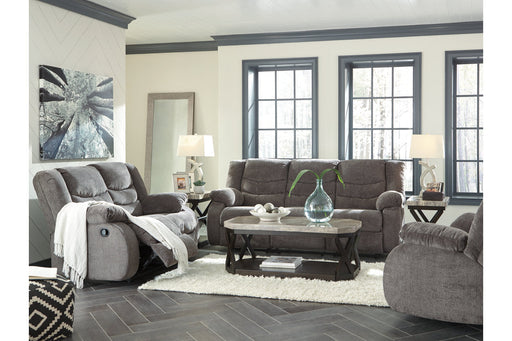 Tulen Gray Reclining Sofa, Loveseat and Recliner -  Ashley - DMV Furniture