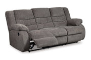 Tulen Gray Reclining Sofa, Loveseat and Recliner -  Ashley - DMV Furniture