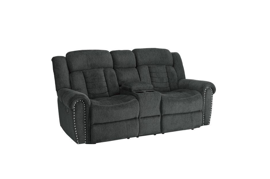 Nutmeg Charcoal 3 Piece Living Room Set 9901Cc-3-2-1 | Homelegance
