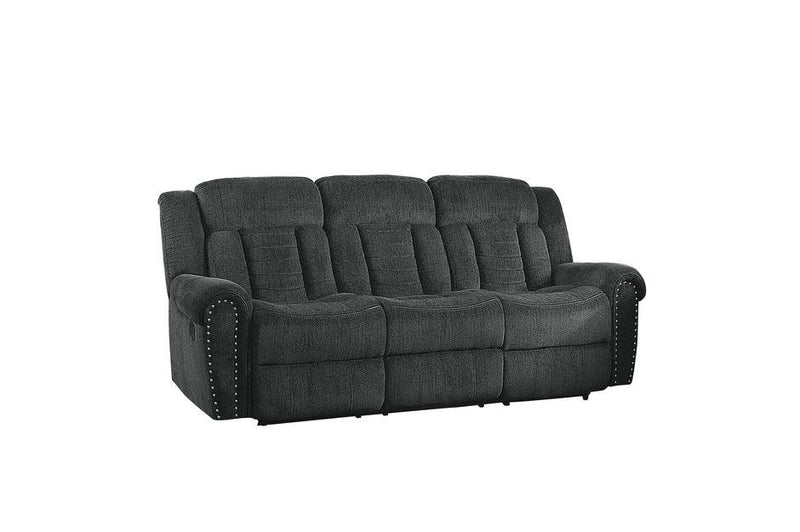 Nutmeg Charcoal 2 Piece Sofa Set 9901Cc-3-2 | Homelegance