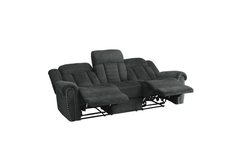 Nutmeg Charcoal 2 Piece Sofa Set 9901Cc-3-2 | Homelegance