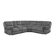 9913*32LCN2R (3)3-Piece Reclining Sectional with Left Console - 9913*32LCN2R