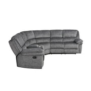 9913*32LCN2R (3)3-Piece Reclining Sectional with Left Console - 9913*32LCN2R