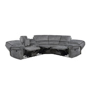9913*32LCN2R (3)3-Piece Reclining Sectional with Left Console - 9913*32LCN2R
