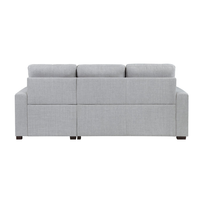 9916GY*2LLRC (2)2-Piece Sectional with Pull-out Bed and Right Chaise with Hidden Storage - 9916GY*2LLRC