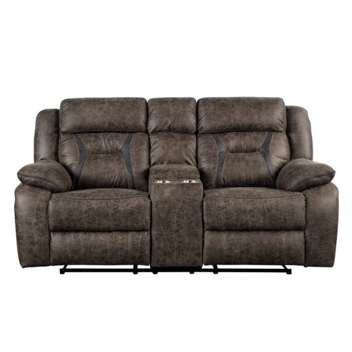 9989DB-2 Double Reclining Love Seat with Center Console - 9989DB-2