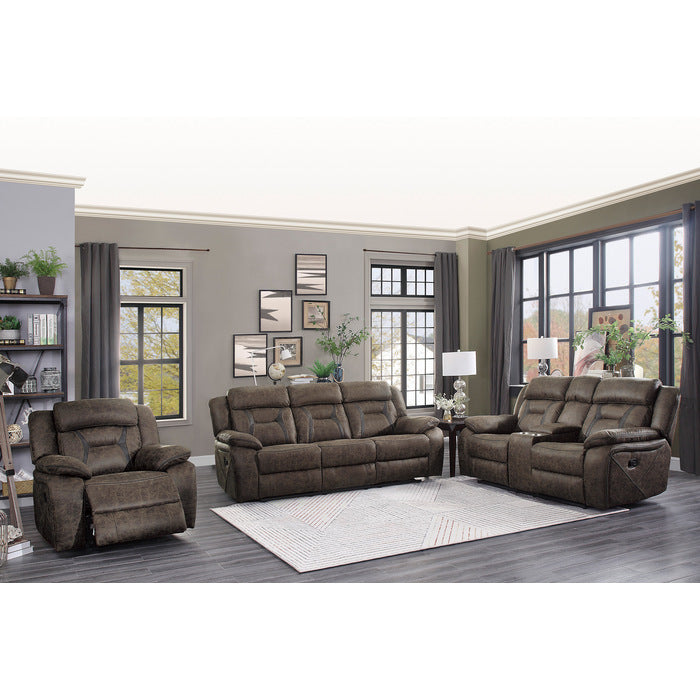 9989DB-2 Double Reclining Love Seat with Center Console - 9989DB-2