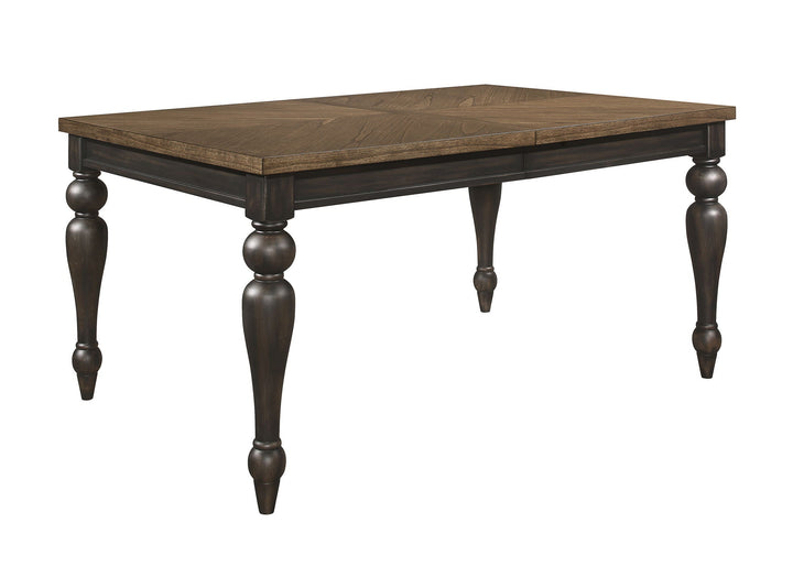 Hilara - Dining Table (18 Leaf) - Brown