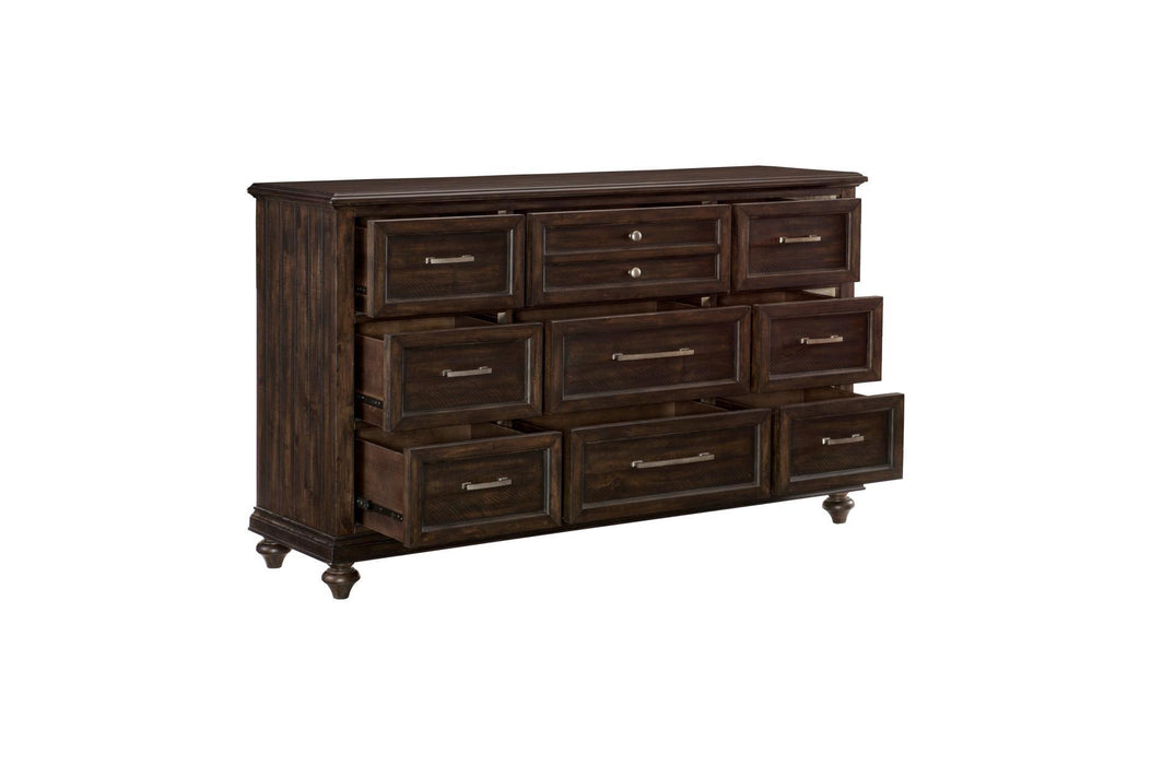 Cardano 5 Piece Queen Bedroom Set In Driftwood Charcoal 1689-1-5Set | Homelegance