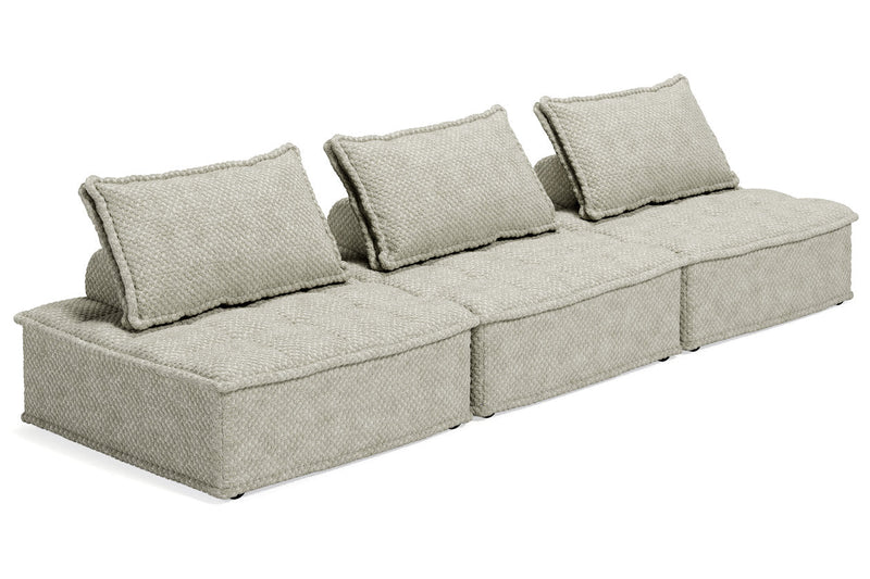 Bales Taupe 3 - Piece Modular Seating - DMV FurnitureSofa