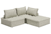 Bales Taupe 3 - Piece Modular Seating - DMV FurnitureSofa