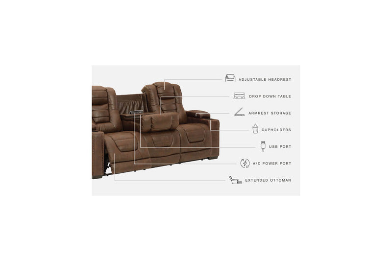 Owner's Box Thyme Power Reclining Sofa