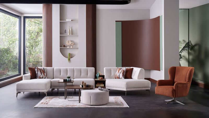 Atlanta Pearl 4-Piece Modular Sectional from Bellona - DMV Furniture