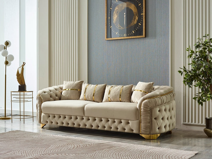 Arizona 92" Wide Tufted Sofa