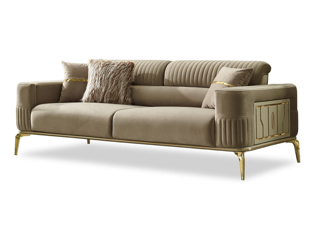 Armoni 90" Wide Square Arm Extendable Sofa