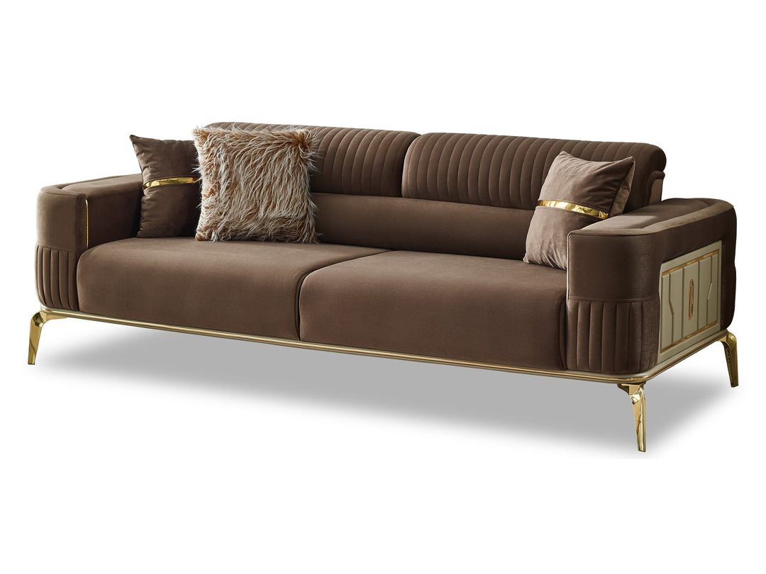 Armoni 90" Wide Square Arm Extendable Sofa