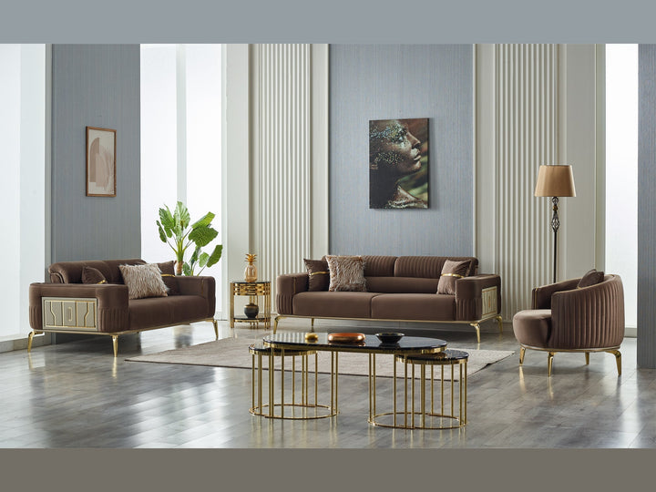 Armoni 90" Wide Square Arm Extendable Sofa