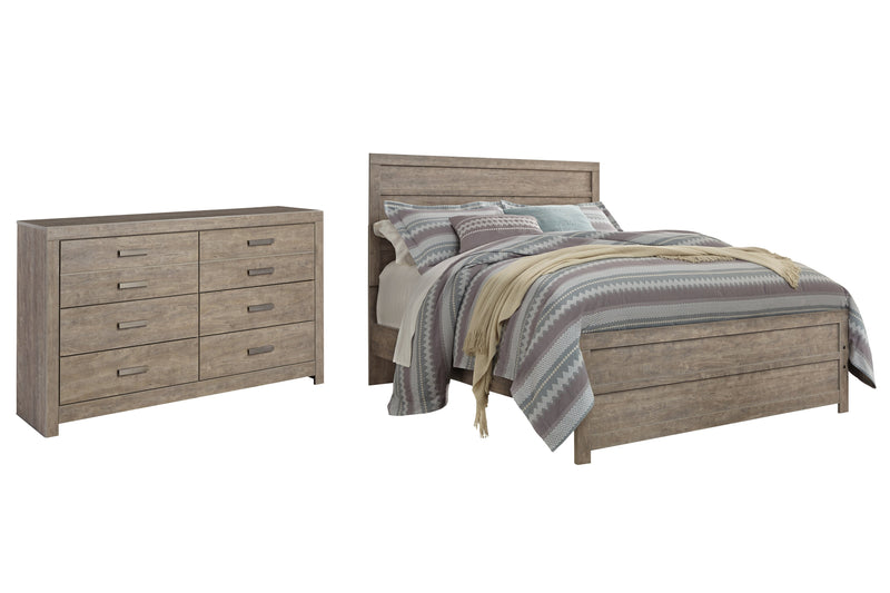 Culverbach Gray Queen Panel Bed with Dresser from Ashley - DMV Furniture