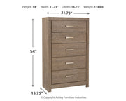 Culverbach Gray Queen Panel Bed with Mirrored Dresser, Chest and 2 Nightstands from Ashley - DMV Furniture