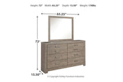 Culverbach Gray Dresser and Mirror -  Ashley - DMV Furniture
