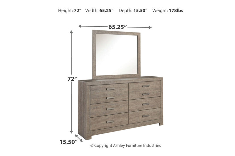 Culverbach Gray Dresser and Mirror -  Ashley - DMV Furniture