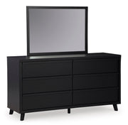 Danziar Black Slat Panel Bedroom Set from Ashley - DMV Furniture