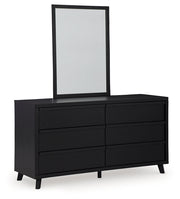 Danziar Black Queen Bed, Dresser, Mirror, Chest and Nightstand from Ashley - DMV Furniture