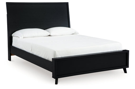 Danziar Black Queen Platform Bed from Ashley - DMV Furniture