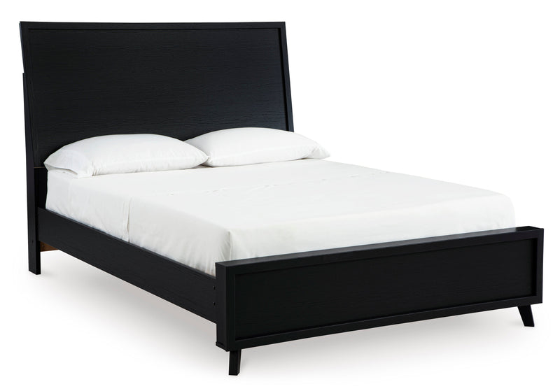 Danziar Black Panel Bedroom Set from Ashley - DMV Furniture