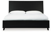 Danziar Black King Panel Bed, Dresser and Nightstand from Ashley - DMV Furniture