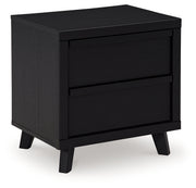 Danziar Black Queen Bed, Dresser, Mirror, Chest and Nightstand from Ashley - DMV Furniture