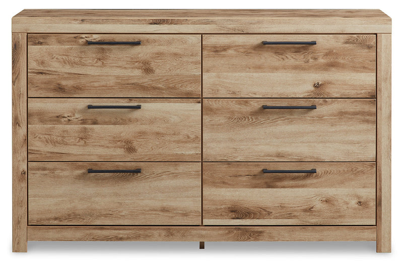 Hyanna Tan Brown Two Side Storage Panel Bedroom Set from Ashley - DMV Furniture