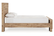 Hyanna Tan Brown Twin Panel Bed -  Ashley - DMV Furniture