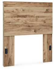 Hyanna Tan Brown Twin Panel Headboard, Dresser and Mirror from Ashley - DMV Furniture