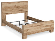 Hyanna Tan Brown Queen Panel Bed, Dresser and Mirror from Ashley - DMV Furniture