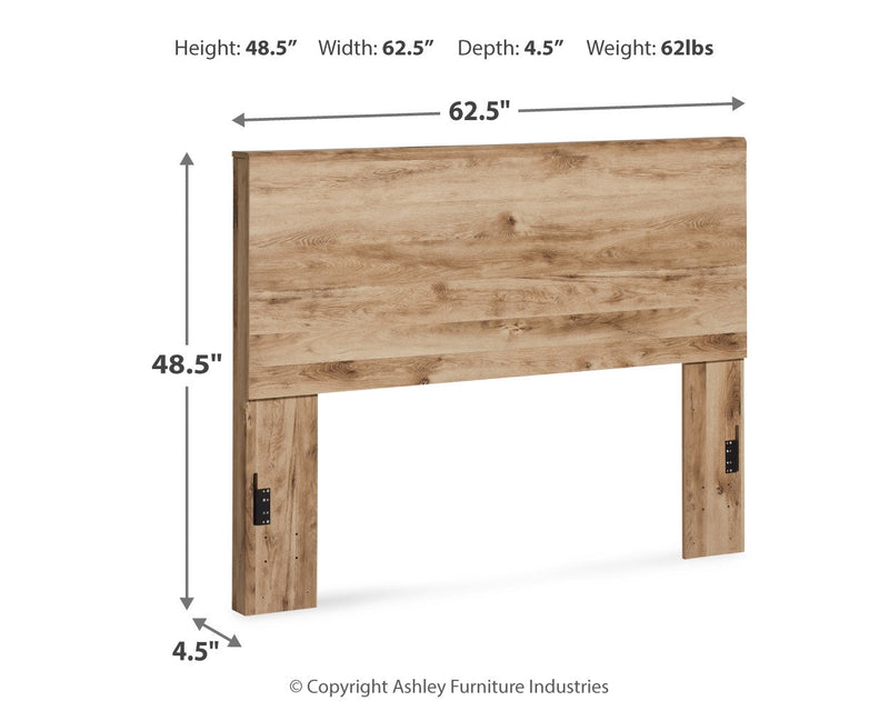 Hyanna Tan Brown Queen Panel Headboard, Dresser and Mirror from Ashley - DMV Furniture