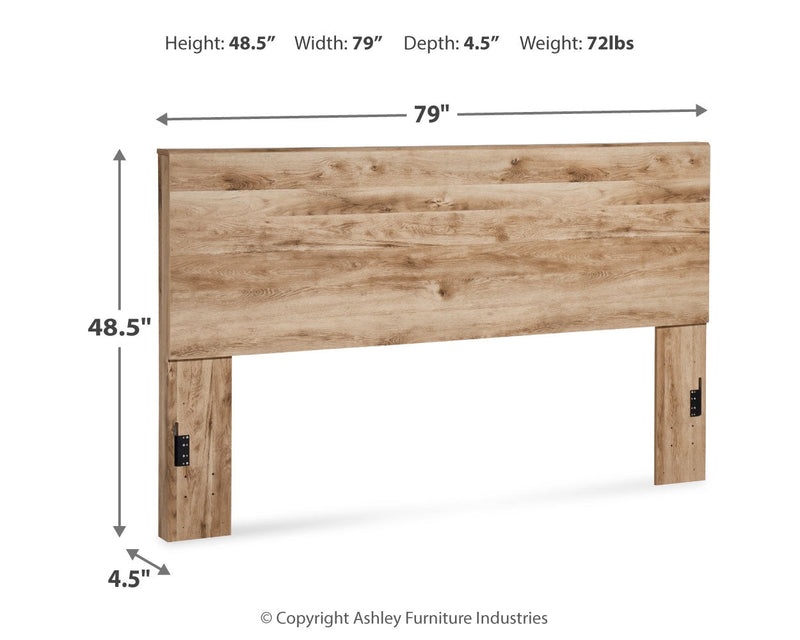 Hyanna Tan Brown King Panel Headboard, Dresser and Mirror from Ashley - DMV Furniture