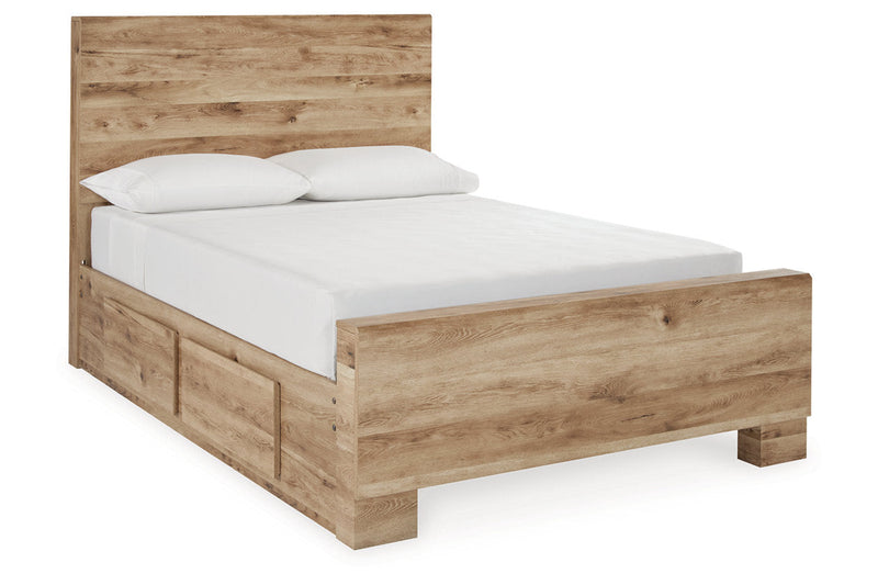 Hyanna Tan Brown Youth Two Side Storage Panel Bedroom Set from Ashley - DMV Furniture