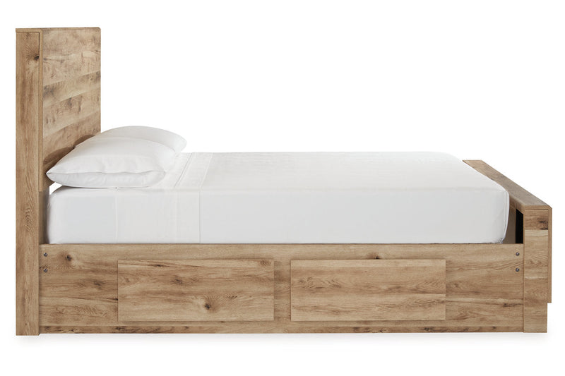 Hyanna Tan Brown Youth Two Side Storage Panel Bedroom Set from Ashley - DMV Furniture