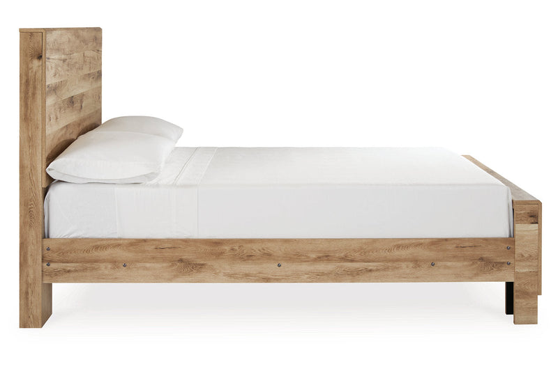 Hyanna Tan Brown Full Panel Bed -  Ashley - DMV Furniture