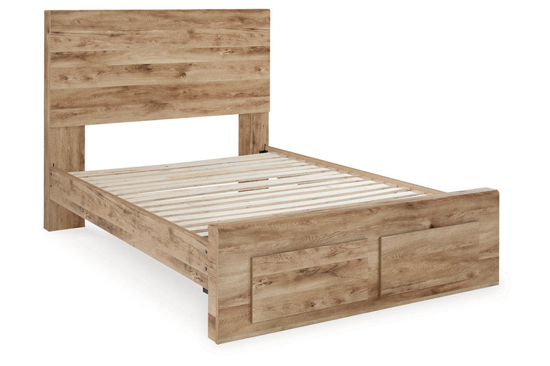 Hyanna Tan Brown Full Panel Storage Bed from Ashley - DMV Furniture