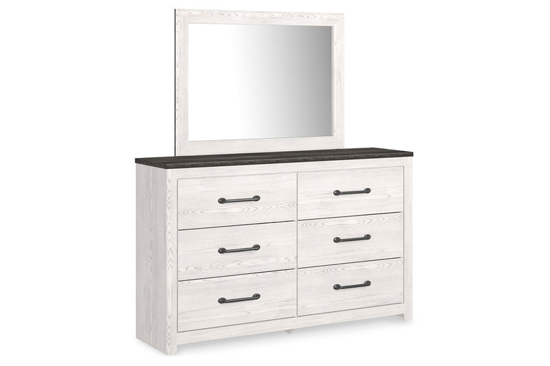 Gerridan White/Gray Dresser and Mirror -  Ashley - DMV Furniture